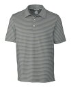 カッターアンドバック メンズ ポロシャツ トップス Men's Division Stripe Polo Elemental
