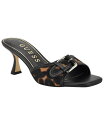 【送料無料】 ゲス レディース サンダル シューズ Women's Dista Buckle Kitten Heel Sandals Leopard Calf ...