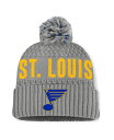 【送料無料】 ファナティクス レディース 帽子 アクセサリー Women's Gray St. Louis Blues Heritage Tilly Cuffe...