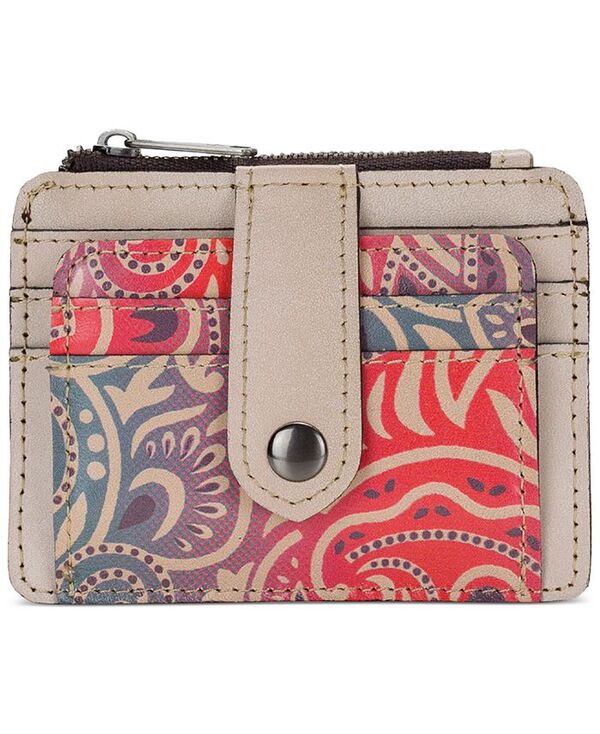 【送料無料】 パトリシアナシュ レディース 財布 アクセサリー Cassis ID Small Printed Leather Wallet Greek Ombre Print