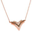 【送料無料】 ル ヴァン レディース ネックレス・チョーカー・ペンダントトップ アクセサリー Chocolate Diamond & Nude Diamond ...