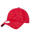 【送料無料】 ニューエラ レディース 帽子 アクセサリー Women's Red St. Louis Cardinals Tonal Floral 9TWENT...