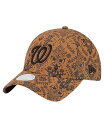 【送料無料】 ニューエラ レディース 帽子 アクセサリー Women's Brown Washington Nationals Vintage Deco 9TW...