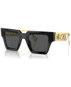 【送料無料】 ヴェルサーチ レディース サングラス・アイウェア アクセサリー Women's Sunglasses VE4431 Light Black