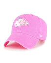 【送料無料】 47ブランド レディース 帽子 アクセサリー Women's Pink Kansas City Chiefs Bright Side Clean ...