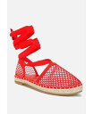 【送料無料】 ロンドンラグ レディース パンプス シューズ Sonara Mesh Flat Espadrille Sandals Red