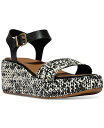 【送料無料】 フィットフロップ レディース サンダル シューズ Women's Platform Woven Wedge Sandals Black Ivory Mix(4)