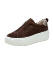【送料無料】 リネアパウロ レディース スニーカー シューズ GOLDE | Slip-On Leather Platform Sneaker Chocolate brown multi leather(4)