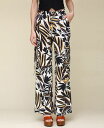 【送料無料】 アヴェックレフィーユ レディース カジュアルパンツ ボトムス Women's Printed Linen-Blend Cargo Pants Ba...