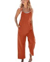 【送料無料】 カップシー レディース ジャンプスーツ トップス Women's Raven Tapered Pinafore Jumpsuit Red