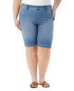 【送料無料】 グロリアバンデービルト レディース ハーフパンツ・ショーツ ボトムス Plus Size Shape Effect Bermuda Shorts Andorra(4)