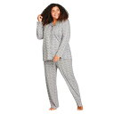 【送料無料】 アベニュー レディース ナイトウェア アンダーウェア Plus Size Button Through Sleep Top Be good