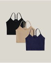 【送料無料】 パクト レディース シャツ トップス Women's Organic Cotton Everyday Shelf Bra Cropped Cami...