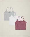【送料無料】 パクト レディース シャツ トップス Women's Organic Cotton Everyday Shelf Bra Cropped Cami...