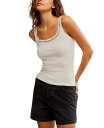 【送料無料】 フリーピープル レディース ナイトウェア アンダーウェア Women's Only You Ribbed Sleep Tank Top Natur...