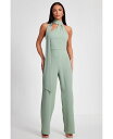【送料無料】 クイズ レディース ジャンプスーツ トップス Women's Scuba Crepe Halter Neck Jumpsuit With Scar...