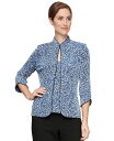 【送料無料】 アレックスイブニングス レディース ジャケット・ブルゾン アウター Printed Jacket and Top Set Regular & Petite Sizes Wedgewood
