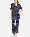 【送料無料】 ニューヨークコレクション レディース ジャンプスーツ トップス Floral-Print Tie-Front Jumpsuit Navy Zirc...
