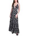 【送料無料】 ニューヨークコレクション レディース ワンピース トップス Women's Tiered Spaghetti Strap Maxi Dress B...