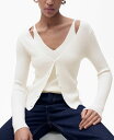 【送料無料】 マンゴ レディース ニット・セーター アウター Women's Combined V-Neck Knitted Cardigan Sweater ...