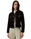 【送料無料】 カルバンクライン レディース パーカー・スウェット アウター Women's Classic Denim Trucker Jacket Ink(4)