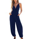 【送料無料】 カップシー レディース ジャンプスーツ トップス Women's All Eyes on You Navy Jumpsuit Dark blue