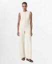 【送料無料】 マンゴ レディース ジャンプスーツ トップス Women's Buttoned Tweed Jumpsuit Ecru