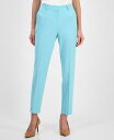 【送料無料】 タハリエーエスエル レディース カジュアルパンツ ボトムス Women's Classic Mid-Rise Ankle Pants Turquoise(4)