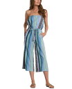 【送料無料】 エラン レディース ジャンプスーツ トップス Women's Strapless Cropped Jumpsuit Blue/green(4)