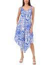 【送料無料】 ヴィンスカムート レディース ジャンプスーツ トップス Women's V-Neck Tie-Strap Cascade-Leg Jumpsuit...