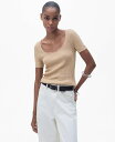 【送料無料】 マンゴ レディース ニット・セーター アウター Women's Linen-Blend Knitted Sweater Medium Brown