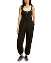 【送料無料】 ラッキーブランド レディース ジャンプスーツ トップス Women's Cotton Utility Sleeveless Jumpsuit Ra...