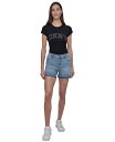 【送料無料】 ダナキャランニューヨーク レディース ハーフパンツ・ショーツ ボトムス Women's Mid-Rise Released-Hem Denim Shorts Kx7 - Reade