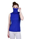 【送料無料】 ニューヨークコレクション レディース シャツ トップス Women's Sleeveless Top with Mask Cowl Shell Neck Surf The Web