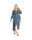 【送料無料】 スタンダーズ アンド プラクティス レディース ワンピース トップス Plus Size Snakeskin High Low Chiffon W...