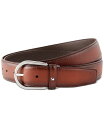 【送料無料】 モンブラン メンズ ベルト アクセサリー Men's Westside Horseshoe Buckle Leather Belt Brown