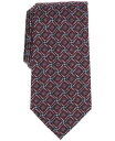 【送料無料】 ペリーエリス メンズ ネクタイ アクセサリー Perry Ellis Men's Williams Classic Geo Tie Red(4)