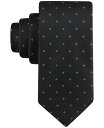 【送料無料】 カルバンクライン メンズ ネクタイ アクセサリー Men's Diamond-Pattern Tie Black