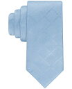 【送料無料】 カルバンクライン メンズ ネクタイ アクセサリー Men's Yves Grid Tie Light Blue