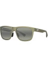【送料無料】 マウイジム メンズ サングラス・アイウェア アクセサリー Men's Puakea Polarized Sunglasses MJ000786 Gray Green(4)