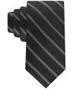【送料無料】 カルバンクライン メンズ ネクタイ アクセサリー Men's Birch Stripe Tie Black