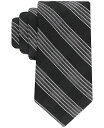 【送料無料】 カルバンクライン メンズ ネクタイ アクセサリー Men's Elkridge Stripe Tie Black