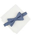 【送料無料】 アルファニ メンズ ネクタイ アクセサリー Men's Balaton Stripe Bow Tie & Solid Pocket Square ...