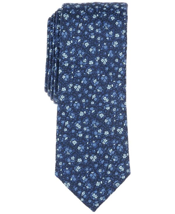 【送料無料】 バースリー メンズ ネクタイ アクセサリー Men's Lambeth Floral Tie Navy