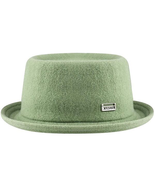 カンゴール メンズ アクセサリー 帽子 ウール Kangol Men's Wool Mowbray Pork Pie Oil green グリーン