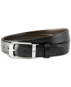 【送料無料】 モンブラン メンズ ベルト アクセサリー Men's Pin-Buckle Leather Belt Black