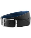 【送料無料】 モンブラン メンズ ベルト アクセサリー Men's Trapeze Buckle Reversible Leather Belt Black