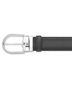 【送料無料】 モンブラン メンズ ベルト アクセサリー Horseshoe Leather Belt Black