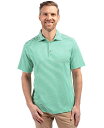【送料無料】 カッターアンドバック メンズ ポロシャツ トップス Men's Virtue Eco Pique Stripe Recycled Polo Kel...