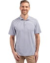 【送料無料】 カッターアンドバック メンズ ポロシャツ トップス Men's Virtue Eco Pique Stripe Recycled Polo Pol...
